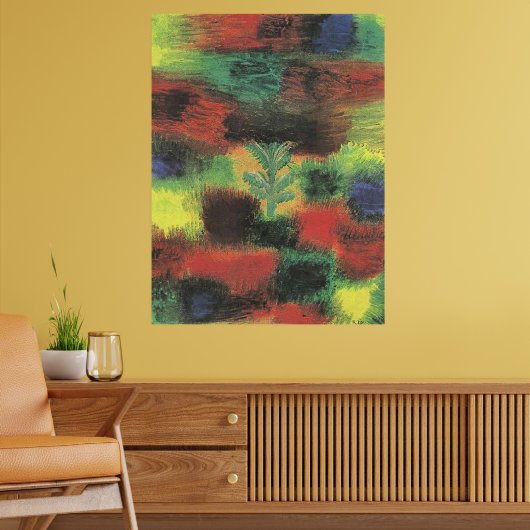 Klee - Little Tree Amid Shrubbery Poster (Woonkamer 2)