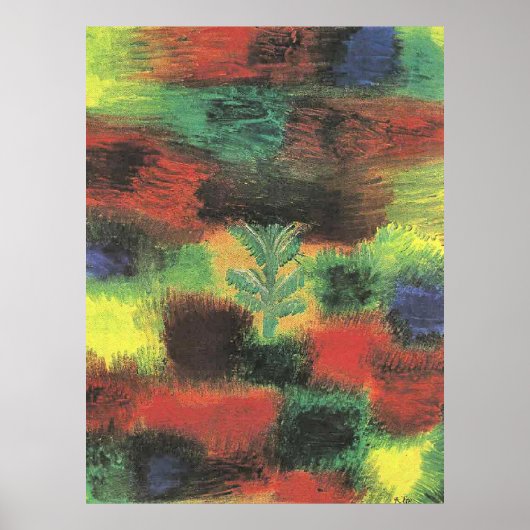 Klee - Little Tree Amid Shrubbery Poster (Voorkant)