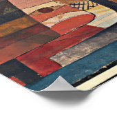 Klee - Lovers, kleurrijk schilderij van 1920 Poster (Hoek)