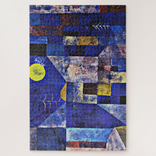 Klee - maanlicht, abstracte kunst, legpuzzel