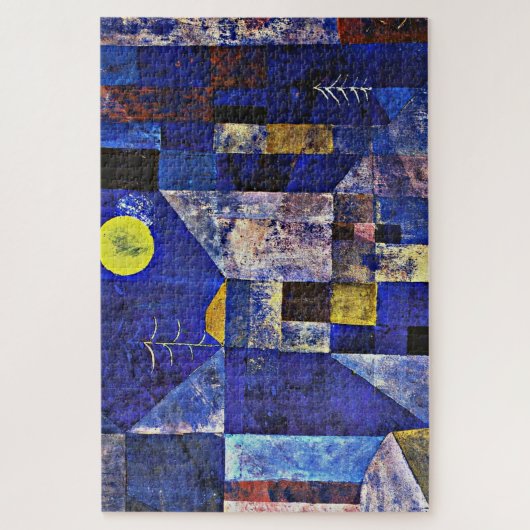 Klee - maanlicht, abstracte kunst, legpuzzel (Verticaal)