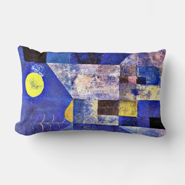 Klee-Maanlicht, schilderij van Paul Klee Kussen (Voorkant)