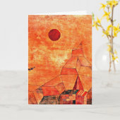 Klee - Marchen, kleurrijk kunstwerk Kaart (Gele Bloem)