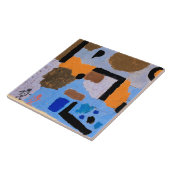 Klee - met de twee verloren keramische tegels tegeltje (Zijkant)