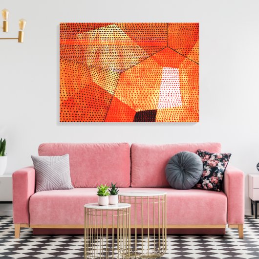Klee - Model 106, polyfonie in kleur Canvas Afdruk (Insitu (Woonkamer))
