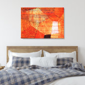 Klee - Model 106, polyfonie in kleur Canvas Afdruk (Insitu (Slaapkamer))