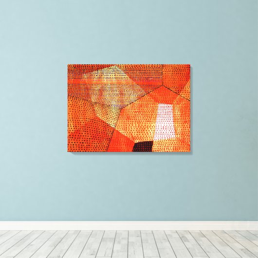 Klee - Model 106, polyfonie in kleur Canvas Afdruk (Insitu (Houten vloer))