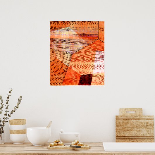 Klee - Model 106, polyfonie in kleur Poster (Keuken)