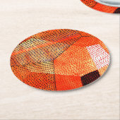 Klee - Model 106, polyfonie in kleur Ronde Kartonnen Onderzetter (Gebogen)