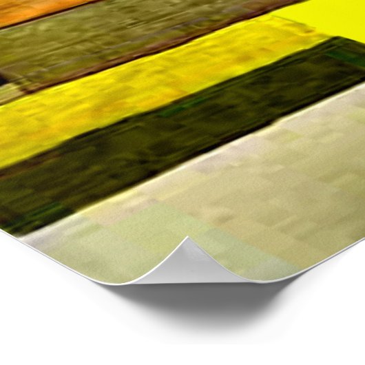 Klee - Monument, 1929 abstract kunstwerk Poster (Hoek)