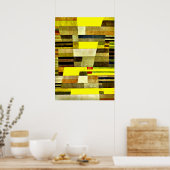 Klee - Monument, 1929 abstract kunstwerk Poster (Keuken)