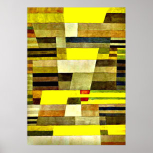 Klee - Monument, 1929 abstract kunstwerk Poster
