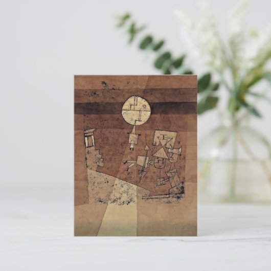 Klee - Moon Play, Briefkaart (Staand voorkant)