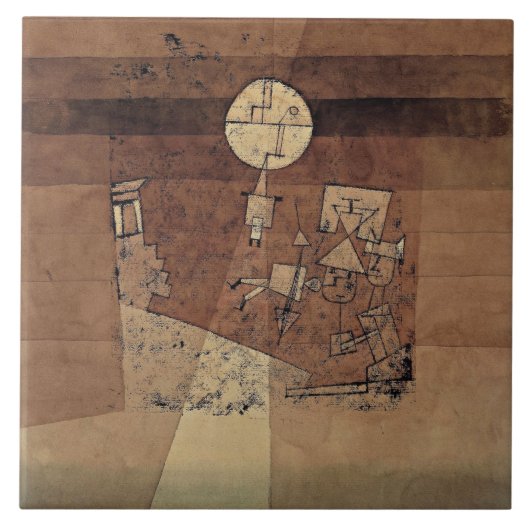 Klee - Moon Play, Tegeltje (Voorkant)