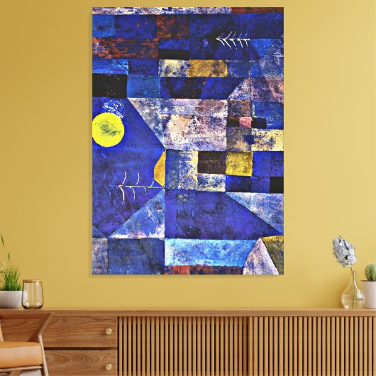 Klee - Moonlight Canvas Afdruk (Insitu (Woonkamer))