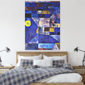 Klee - Moonlight Canvas Afdruk (Insitu (Slaapkamer))