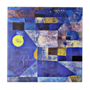 Klee- Moonlight, Paul Klee schilderij Tegeltje