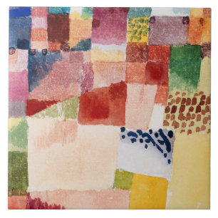Klee - Motief van Hammamet keramische tegel Tegeltje