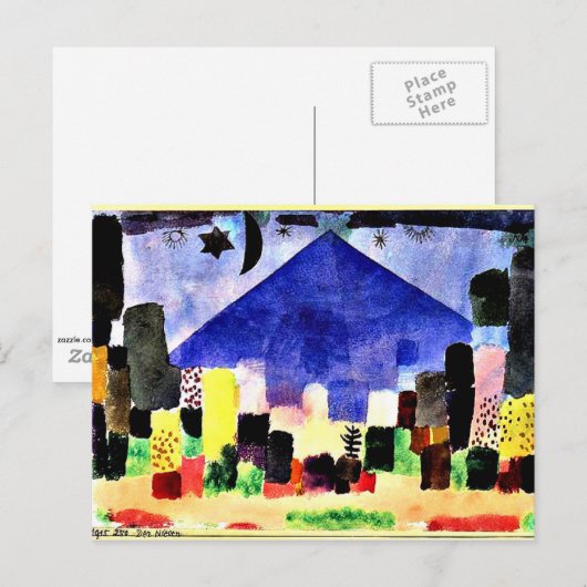 Klee - Mount Niesen Briefkaart (Voorkant / Achterkant)