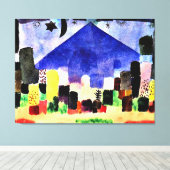 Klee - Mount Niesen Canvas Afdruk (Insitu (Houten vloer))