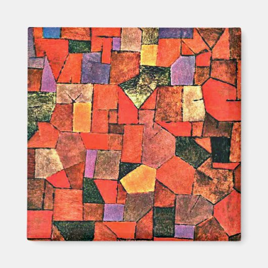 Klee - Mountain Village, Autumnal Magneet (Voorkant)