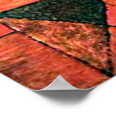 Klee - Mountain Village Autumnal Poster (Hoek)