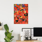 Klee - Mountain Village Autumnal Poster (Thuiskantoor)