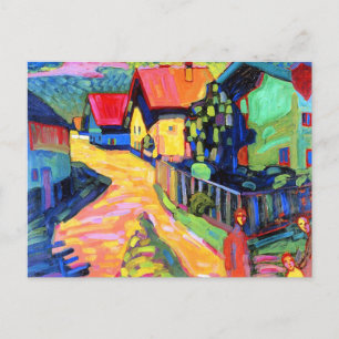 Klee - Murnau Street met Women, Briefkaart