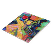 Klee - Murnau Street met Women, Tegeltje (Zijkant)