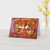 Klee - nachtelijke feestelijkheid kaart (Gele Bloem)