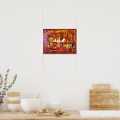 Klee - nachtelijke feestelijkheid poster (Keuken)