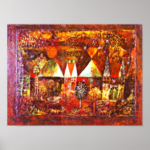 Klee - nachtelijke feestelijkheid poster