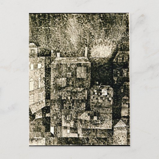 Klee - Nachtimpressie van een Zuidelijke Stad Briefkaart (Voorkant)