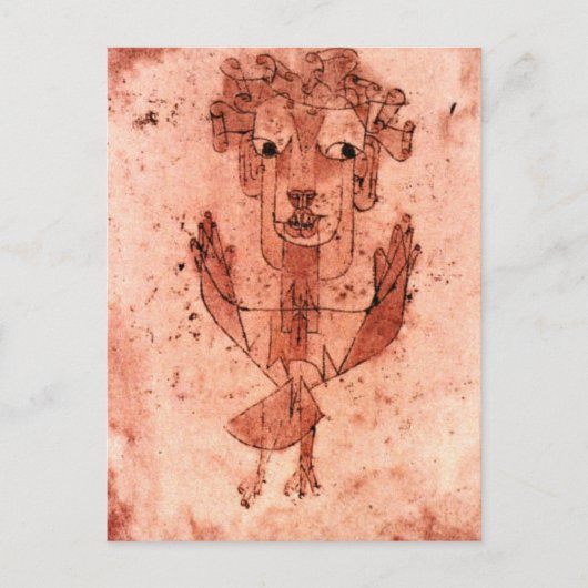 Klee - New Angel (Angelus Novus) Briefkaart (Voorkant)