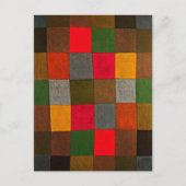 Klee - Nieuwe harmonie, kleurrijk geometrisch ontw Briefkaart (Voorkant)