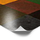 Klee - Nieuwe harmonie, kleurrijk geometrisch ontw Foto Afdruk (Hoek)