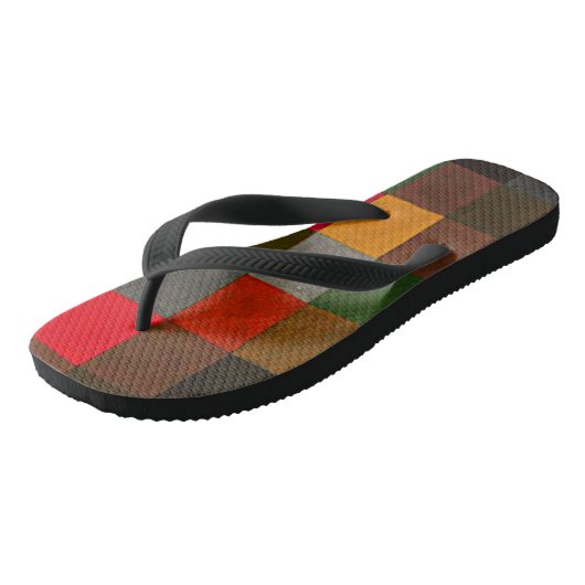 Klee - Nieuwe harmonie, kleurrijk geometrisch ontw Teenslippers (Schuin)