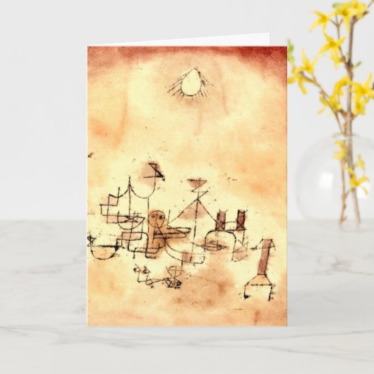 Klee - Noord-Afrika Kaart (Gele Bloem)