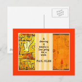 Klee - Offerte en schilderijen Briefkaart (Voorkant / Achterkant)