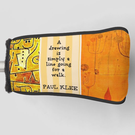 Klee - Offerte en schilderijen Golfheadcover (Voorkant)
