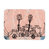 Klee - Old Steamboot, abstracte kunst Magneet (Horizontaal)