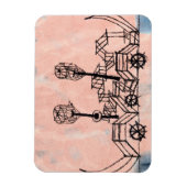 Klee - Old Steamboot, abstracte kunst Magneet (Verticaal)
