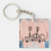 Klee - Old Steamboot, abstracte kunst Sleutelhanger (Voorkant)