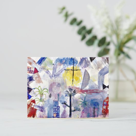 Klee - Onafgewerkt landschap Briefkaart (Staand voorkant)