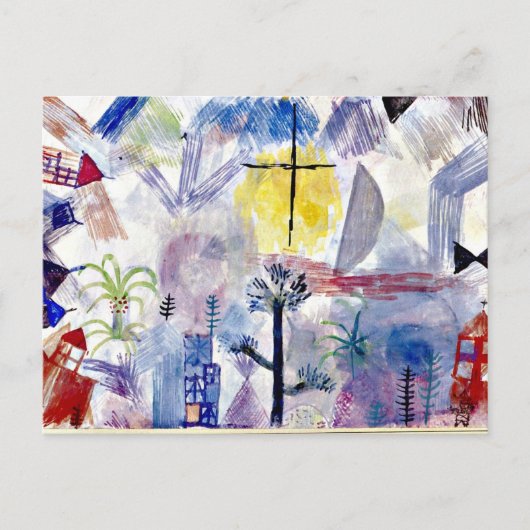 Klee - Onafgewerkt landschap Briefkaart (Voorkant)