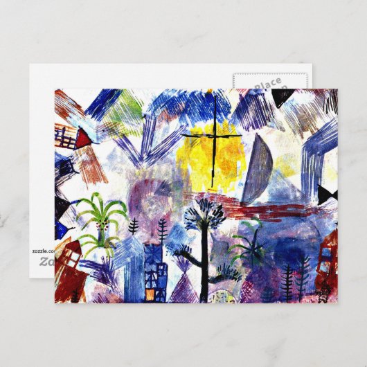 Klee - Onafgewerkt landschap Briefkaart (Voorkant / Achterkant)