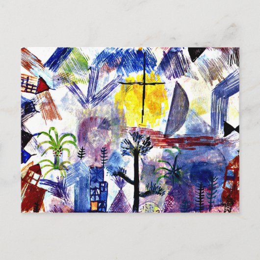 Klee - Onafgewerkt landschap Briefkaart (Voorkant)