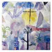 Klee - Onafgewerkt landschap Tegeltje (Voorkant)