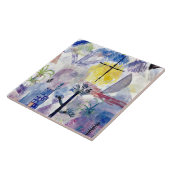 Klee - Onafgewerkt landschap Tegeltje (Zijkant)