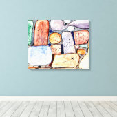 Klee - Onderdelen van een samengesteld landschap Canvas Afdruk (Insitu (Houten vloer))